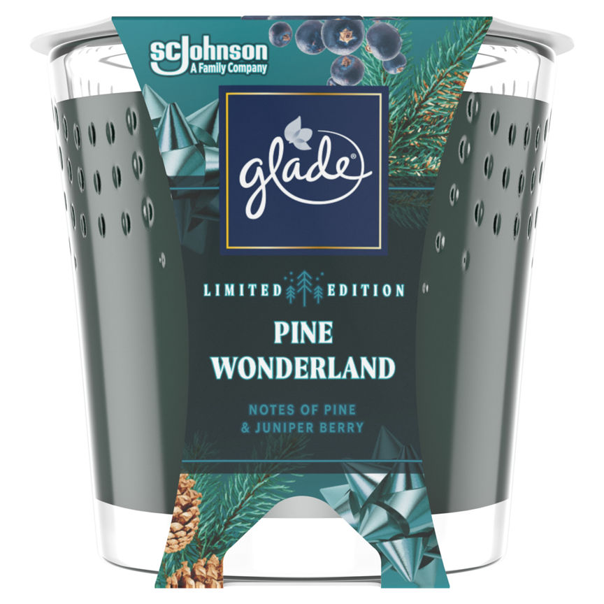 Glade Candle Small Scented Candle Pine Wonderland