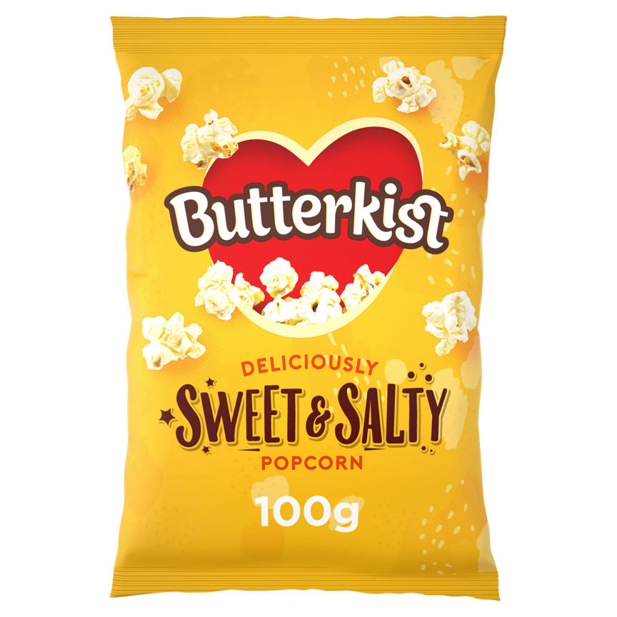 Butterkist Delicious Sweet & Salted Popcorn Crisps, Nuts & Snacking Fruit ASDA   