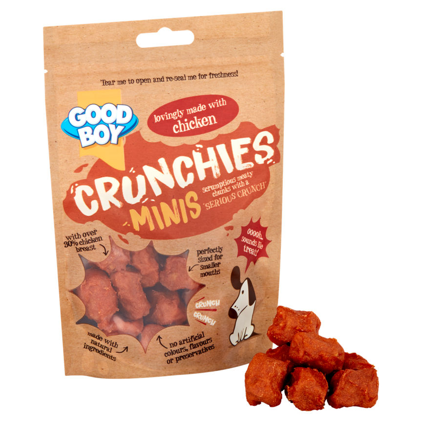 Good Boy Crunchies Mini Chicken Dog Treats Dog Food & Accessories ASDA   