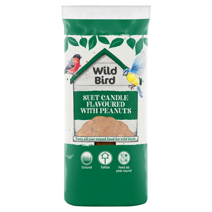 Wild Bird Suet Candle With Peanuts Bird Food