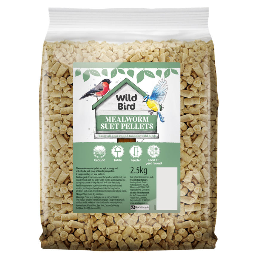 Armitage Mealworm Suet Pellets Bird Food