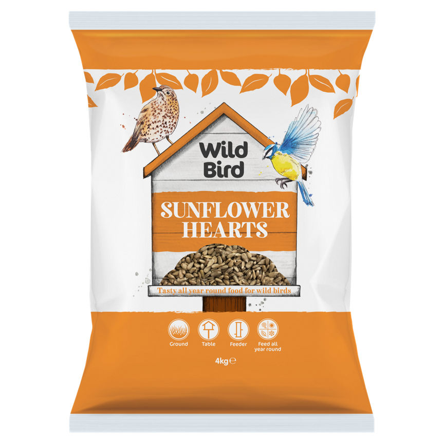 Wild Bird Big Pack Sunflower Seed Hearts Bird Food