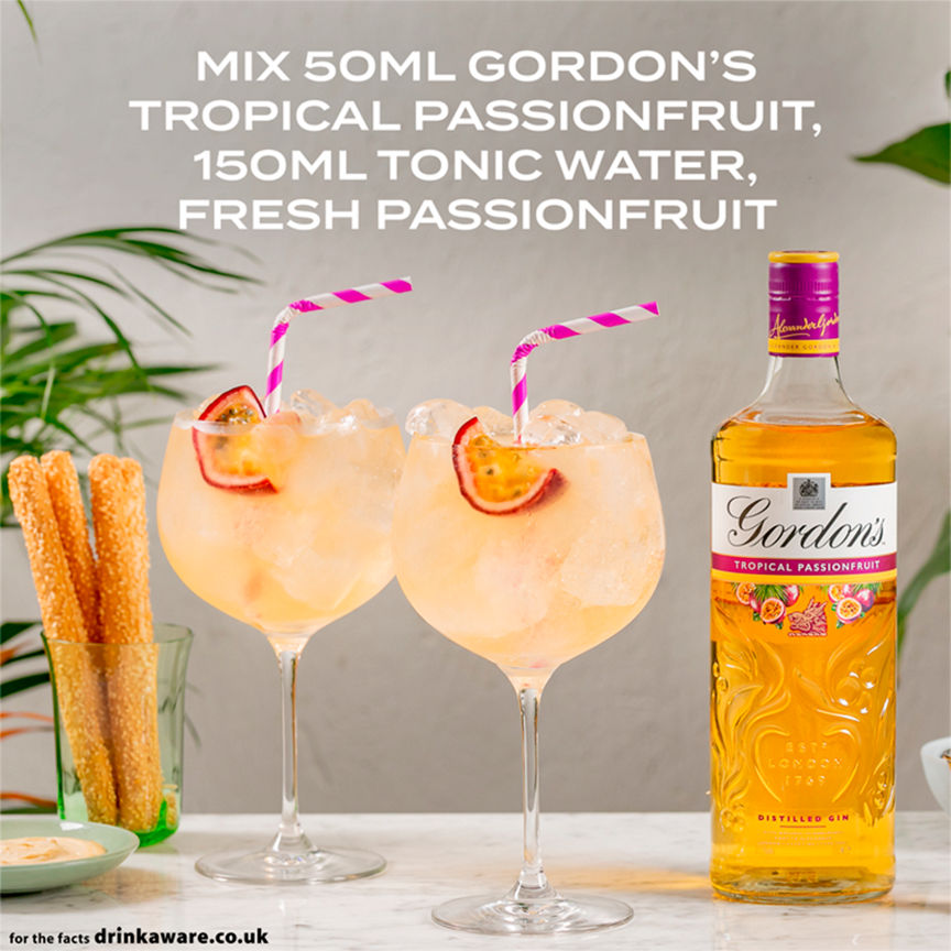 Gordon's Tropical Passionfruit Flavoured Gin GOODS ASDA   