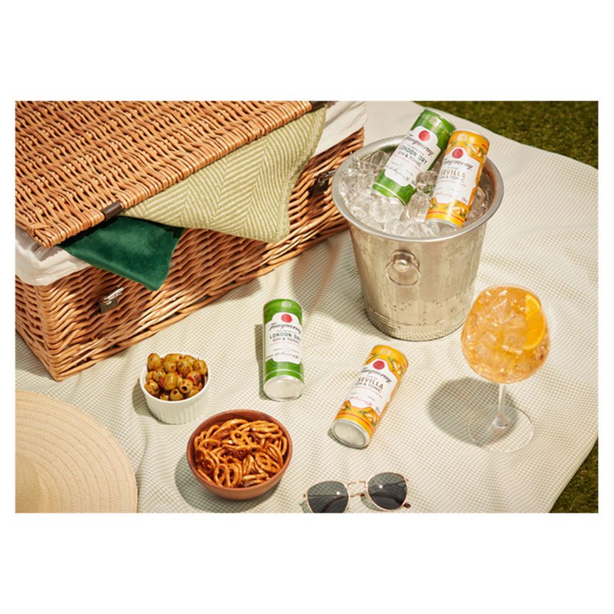 Tanqueray Flor de Sevilla Gin and Tonic Adult Soft Drinks & Mixers ASDA   