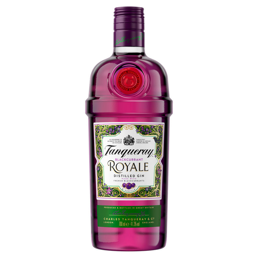 Tanqueray Blackcurrant Royale Flavoured Gin Liqueurs & Spirits ASDA   