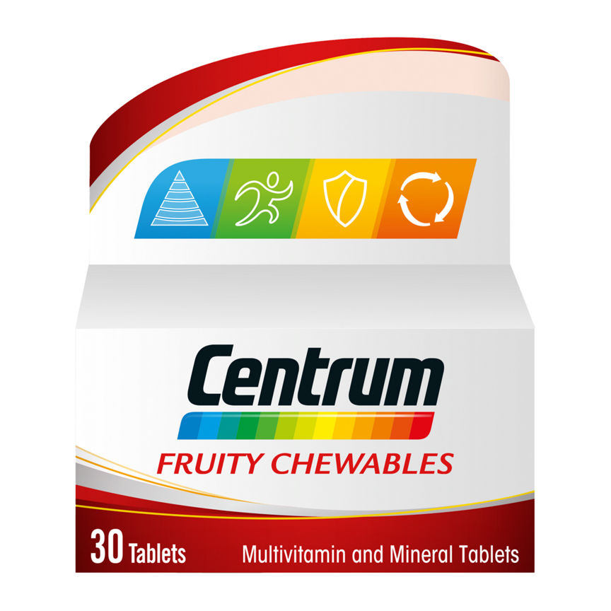Centrum Fruity Chewables Multivitamin Tablets - McGrocer