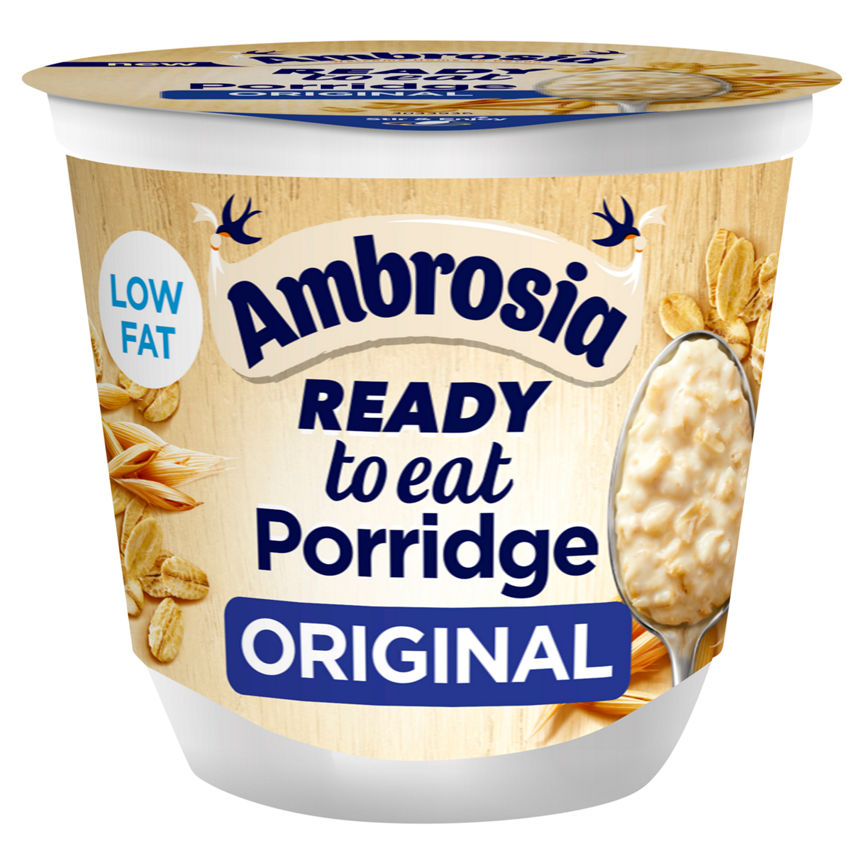 Ambrosia Ready to Eat Porridge Pot Original Cereals ASDA   
