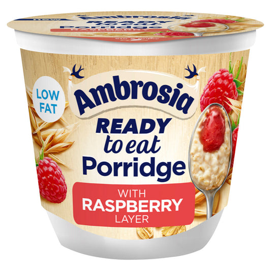 Ambrosia Ready to Eat Porridge Pot Layered Raspberry GOODS ASDA   