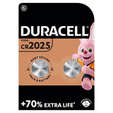 Duracell Specialty 2025 Lithium Coin Battery 3V, pack of 2 (DL2025/CR2025) GOODS ASDA   