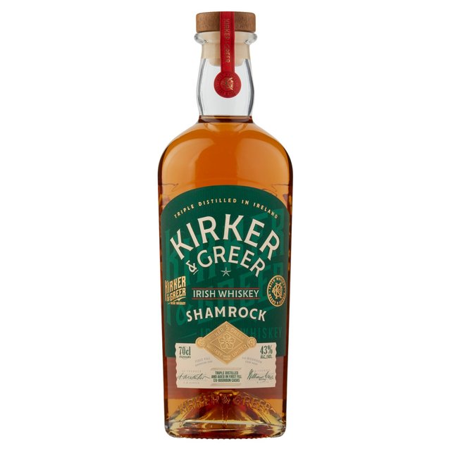 Kirker & Greer Shamrock Irish Whiskey BEER, WINE & SPIRITS M&S   