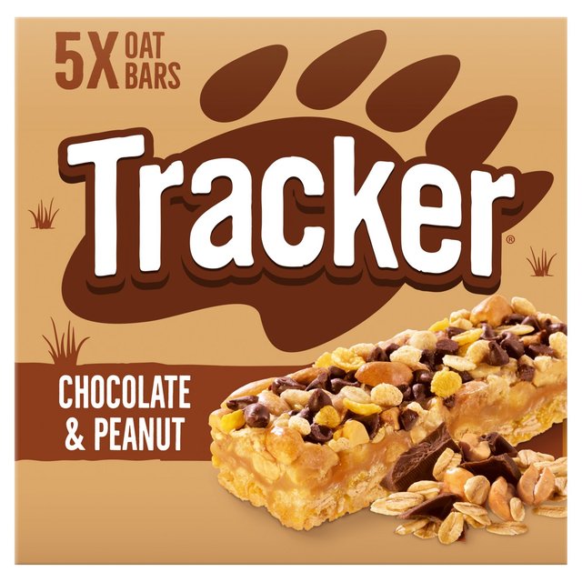 Tracker Chocolate & Peanut Oat Bars Food Cupboard M&S Default Title  