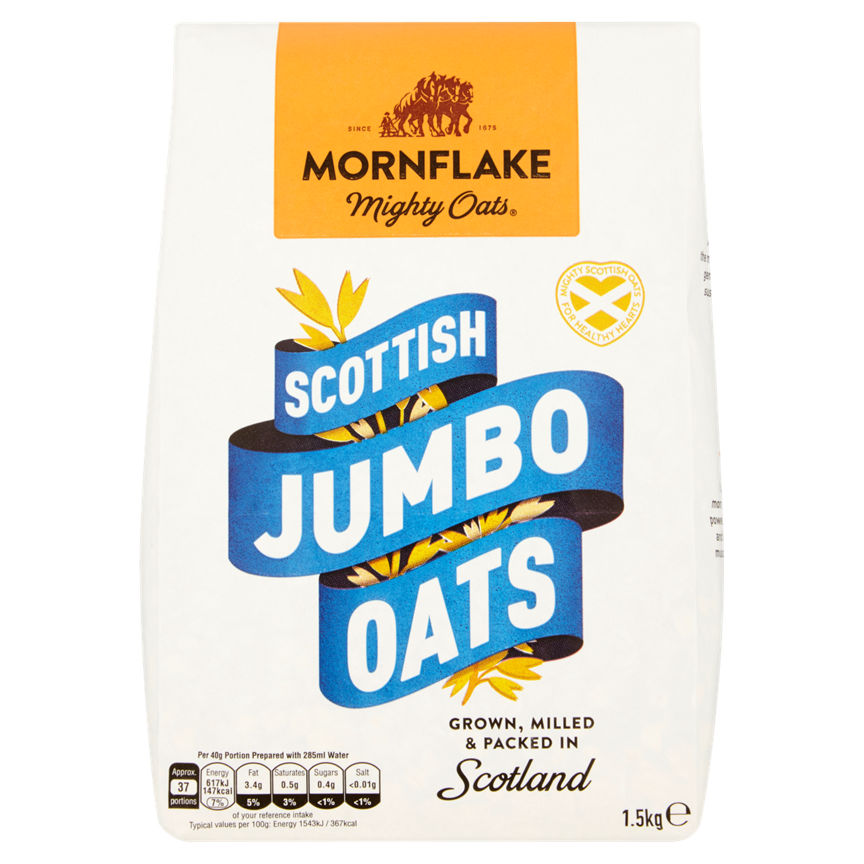 Mornflake Migthy Oats Scottish Jumbo Oats GOODS ASDA   