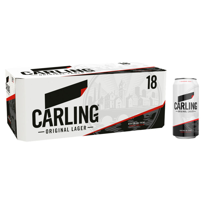 Carling Lager 18 Pack Beer & Cider ASDA   