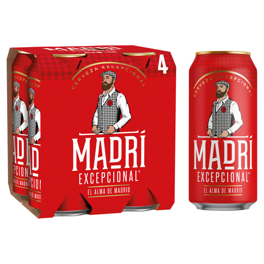 Madri Excepcional Lager Beer GOODS ASDA   