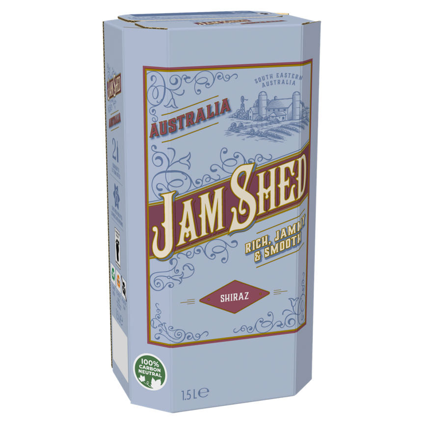 Jam Shed Shiraz Wine & Champagne ASDA   