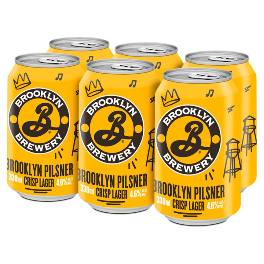 Brooklyn Brewery Brooklyn Pilsner 6x Beer & Cider ASDA   