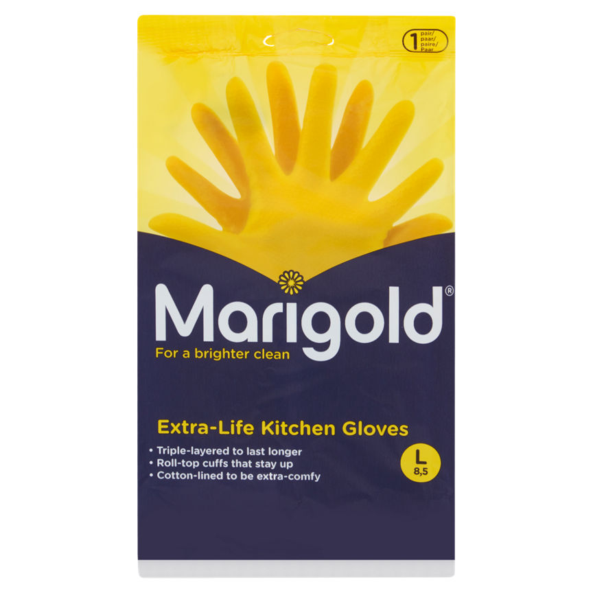 Marigold Extra Life Kitchen Gloves Large Accessories & Cleaning ASDA   