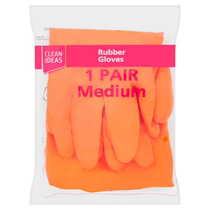 Clean Ideas Rubber Gloves Medium