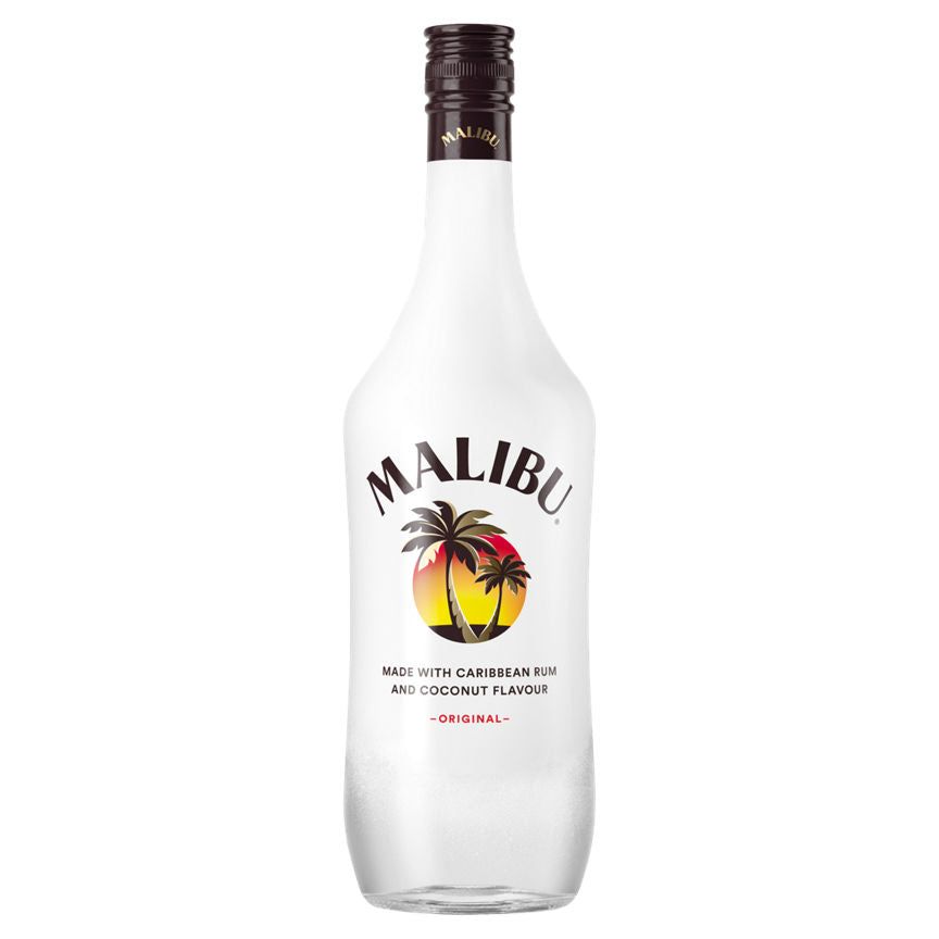 Malibu Original Caribbean White Rum with Coconut Flavour Liqueurs & Spirits ASDA   