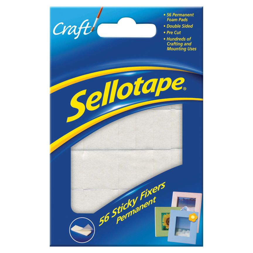 Sellotape Sticky Fixers Pads Office Supplies ASDA   