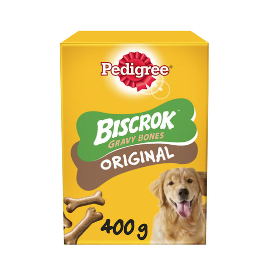 Pedigree Biscrok Gravy Bones Adult Dog Treats Original Biscuits GOODS ASDA   