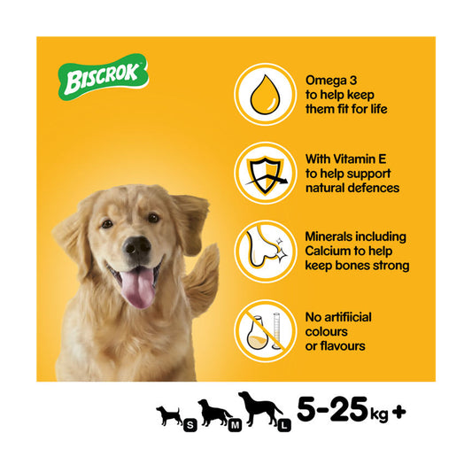 Pedigree Biscrok Gravy Bones Adult Dog Treats Original Biscuits Dog Food & Accessories ASDA   