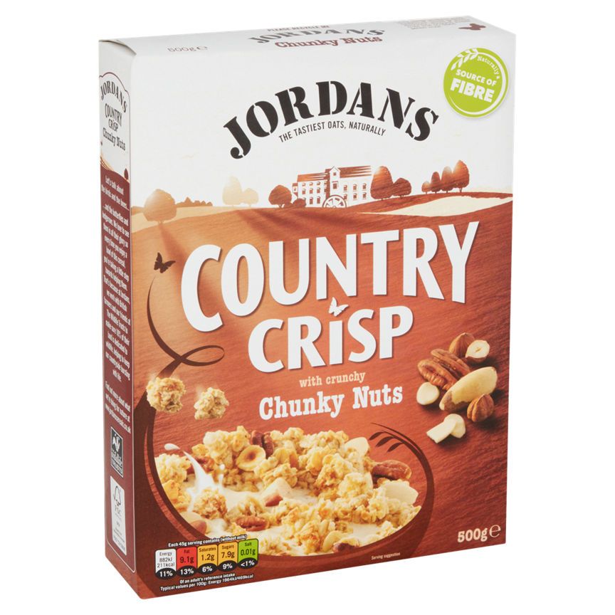 Jordans Country Crisp Chunky Nut Cereals ASDA   