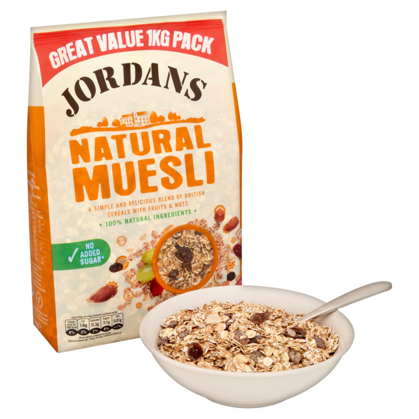 Jordans Natural Muesli Cereals ASDA   