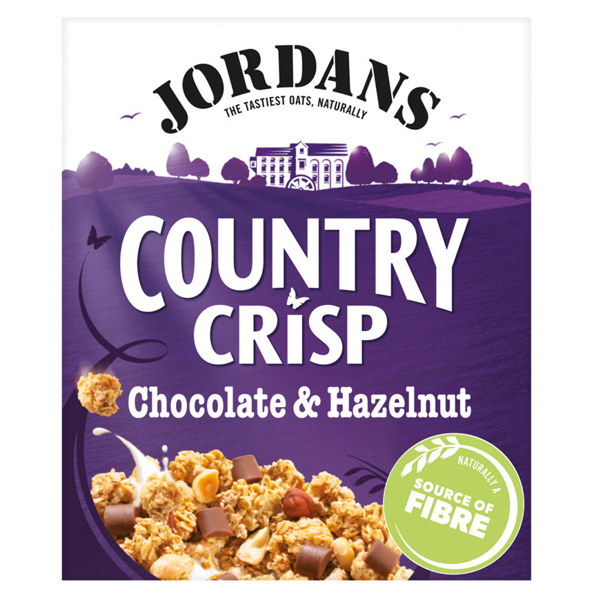 Jordans Country Crisp with Delicious Chocolate & Hazelnut Cereals ASDA   