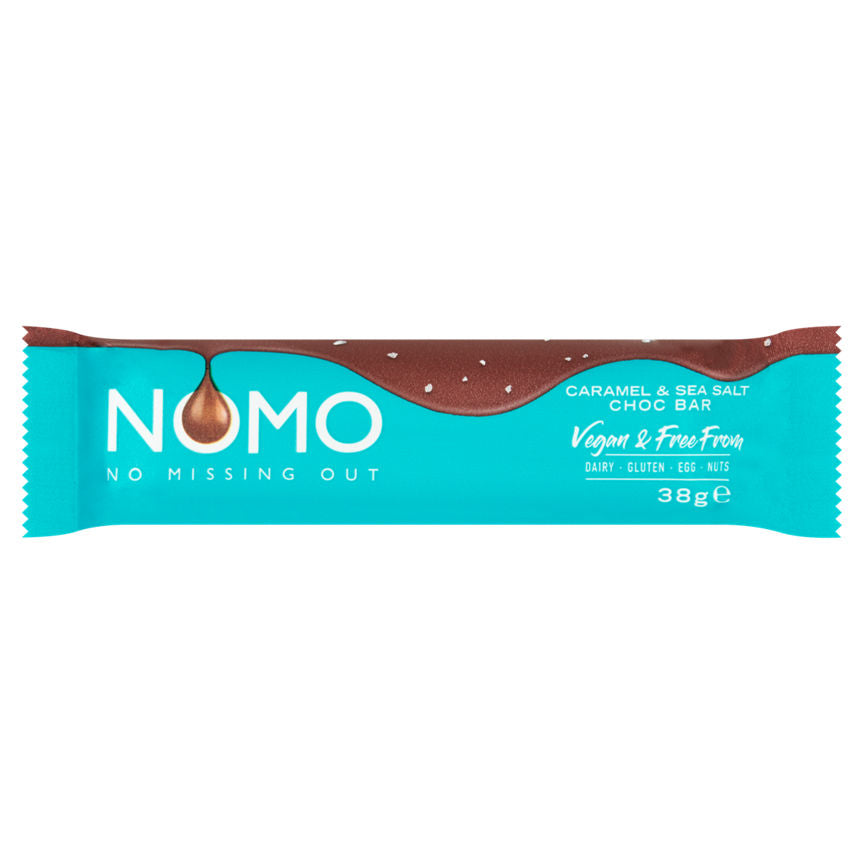 NOMO Caramel & Sea Salt Choc Bar Free From ASDA   