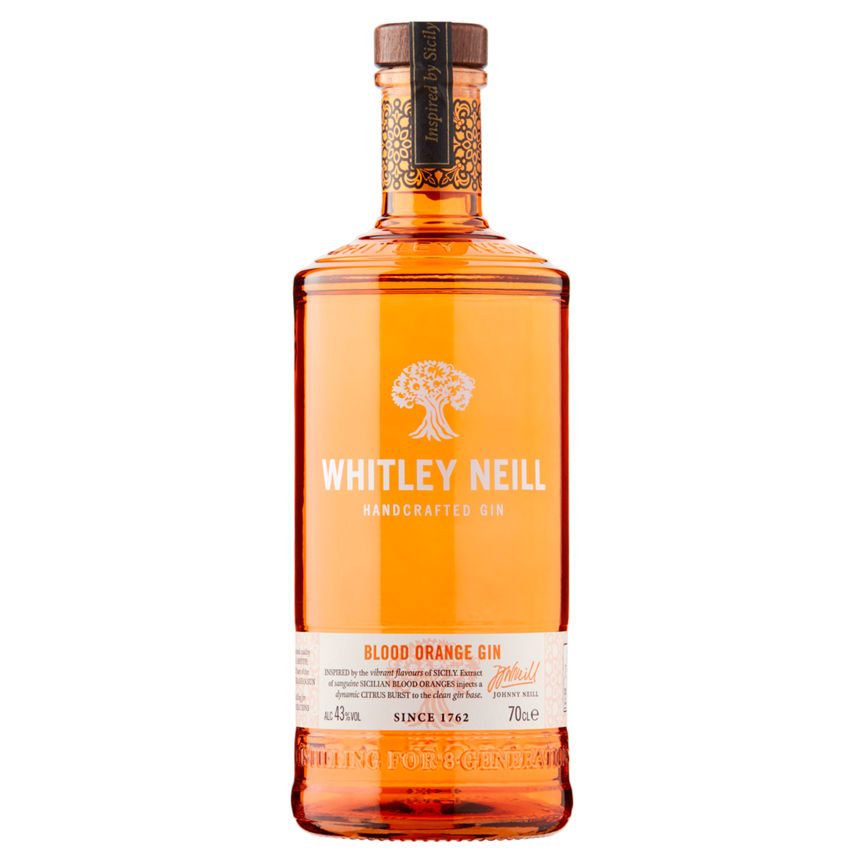 Whitley Neill Blood Orange Gin Liqueurs & Spirits ASDA   