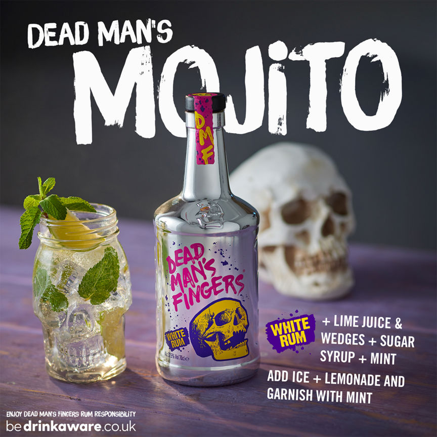 Dead Man's Fingers White Rum Liqueurs & Spirits ASDA   