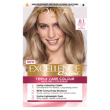 L'Oreal Excellence Creme 8.1 Ash Blonde Permanent Hair Dye GOODS ASDA   