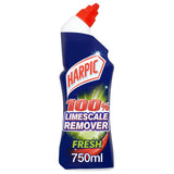 Harpic 100% Limescale Remover Toilet Cleaner Gel, Fresh Scent Accessories & Cleaning ASDA   