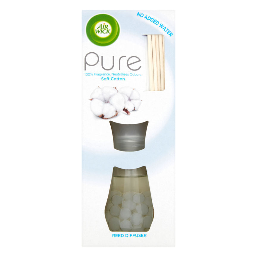 Air Wick Pure Reed Diffuser Soft Cotton General Household ASDA   