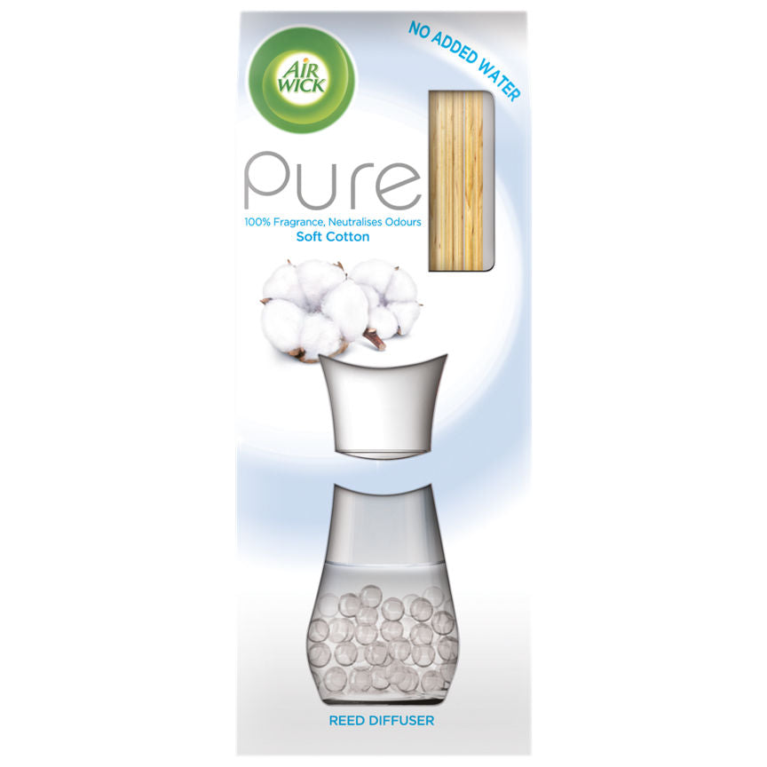 Air Wick Pure Reed Diffuser Soft Cotton General Household ASDA   