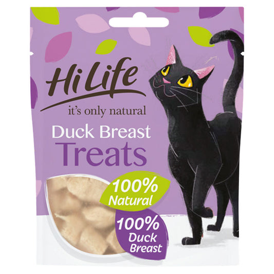 HiLife 100% Duck Breast Treats Cat Food & Accessories ASDA   