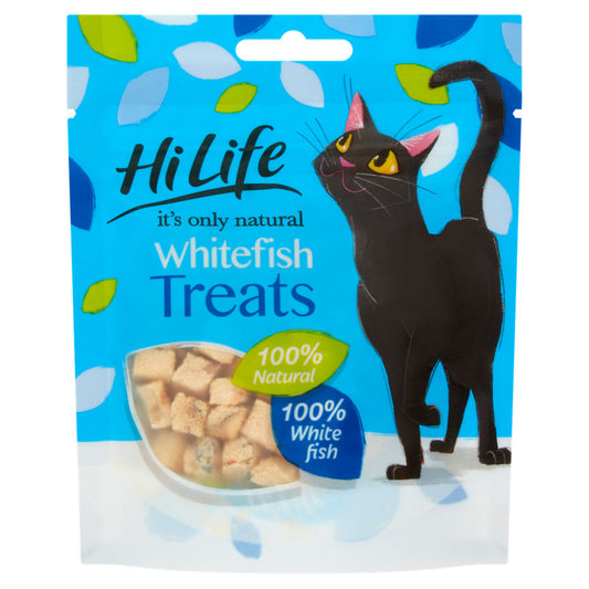 HiLife it's only natural Whitefish Treats Cat Food & Accessories ASDA   