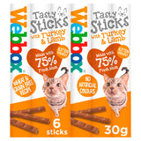 Webbox Cats Delight Treats Tasty Sticks with Turkey & Lamb 6 Pack Cat Food & Accessories ASDA   