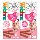 Webbox Cats Delight Treats Tasty Sticks with Salmon & Trout 6 Pack Cat Food & Accessories ASDA   