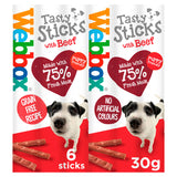 Webbox Dogs Delight with Beef Tasty Sticks Dog Treats 6 Pack Dog Food & Accessories ASDA   