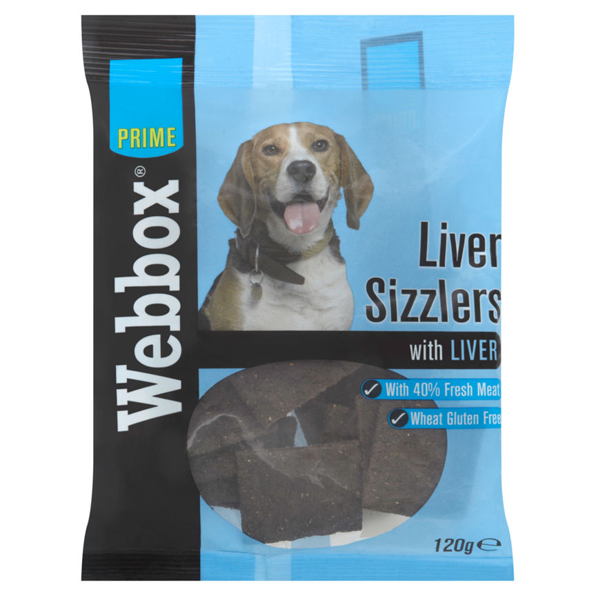 Webbox Prime Liver Sizzlers Dog Treat