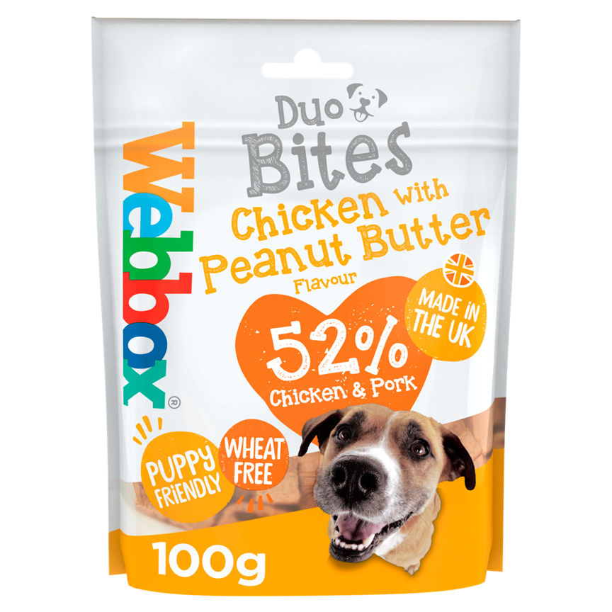 Webbox Duo Bites Chicken Flavour Dog Treats Dog Food & Accessories ASDA   