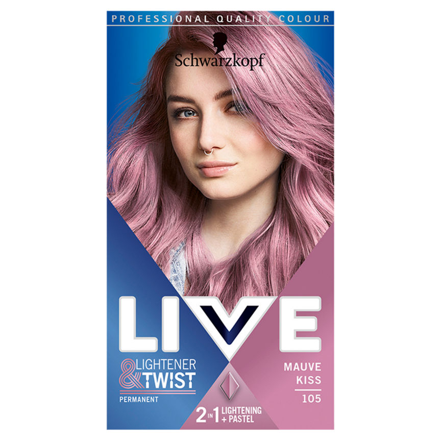 Schwarzkopf Live Lightener + Twist Permanent Pastel Hair Dye