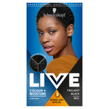 Schwarzkopf Live Colour + Moisture M01 Twilight Black Hair Colourants & Dyes ASDA   