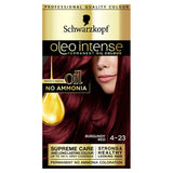 Schwarzkopf Oleo Intense 4-23 Burgundy Red No Ammonia Permanent Hair Dye Hair Colourants & Dyes ASDA   