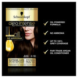 Schwarzkopf Oleo Intense 2-10 Black Brown No Ammonia Permanent Hair Dye - McGrocer
