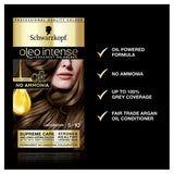 Schwarzkopf Oleo Intense 5-10 Light Brown No Ammonia Permanent Hair Dye Hair Colourants & Dyes ASDA   