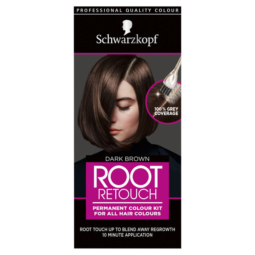 Schwarzkopf Dark Brown Root Retouch Permanent Colour Kit