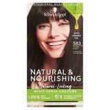 Schwarzkopf Natural & Nourishing Vegan Brown Hair Dye Icy Dark Brown 583 Permanent Hair Colourants & Dyes ASDA   